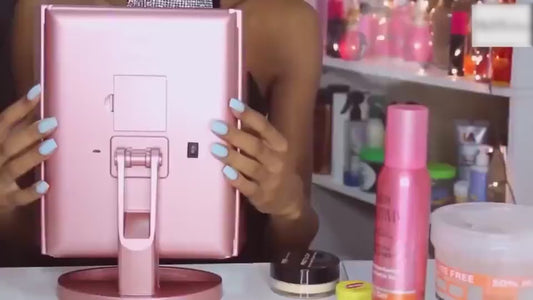 Dolovemk European HD LED light makeup mirror