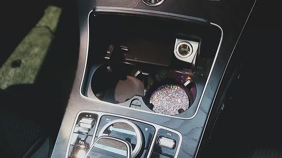 Suitable For Car Diamond Water Coaster Round Silic